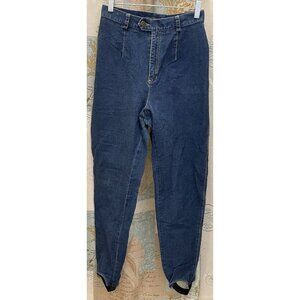 Vtg Liz Claiborne Liz Wear Stirrup Jeans Denim Jodhpurs 10 USA Union Made 80’s